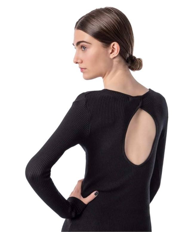 Blusa Drop Tricot Preta