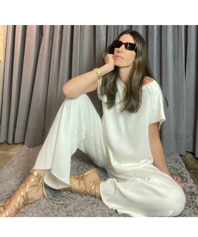 Conjunto Klein Tricot Off White 2