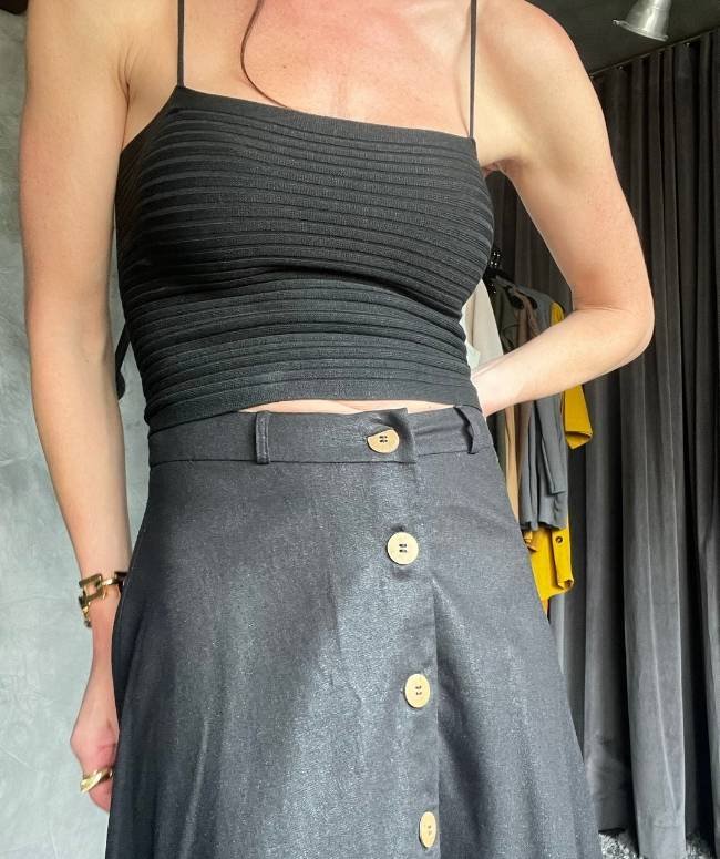 Bralette Tricot preto