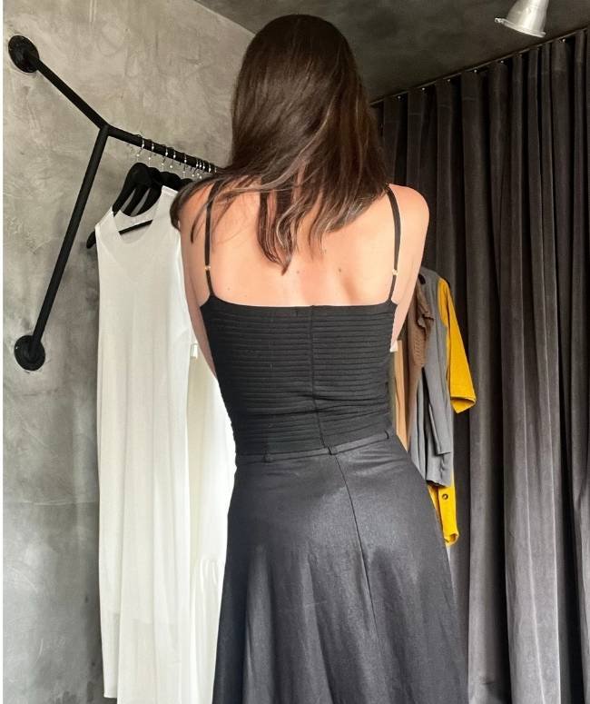 Bralette Tricot preto 5