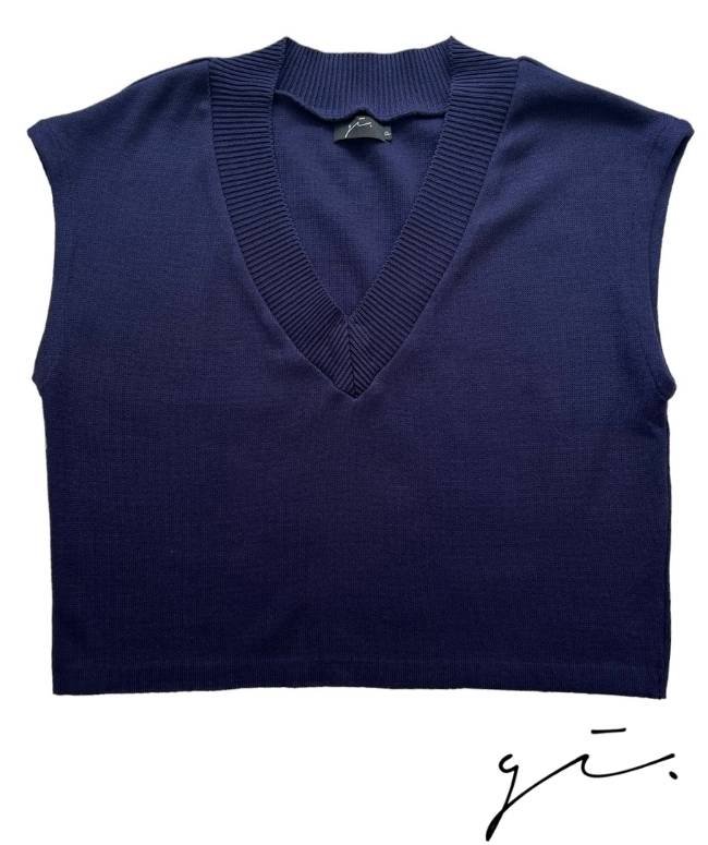 Camiseta Leff Tricot Azul Marinho
